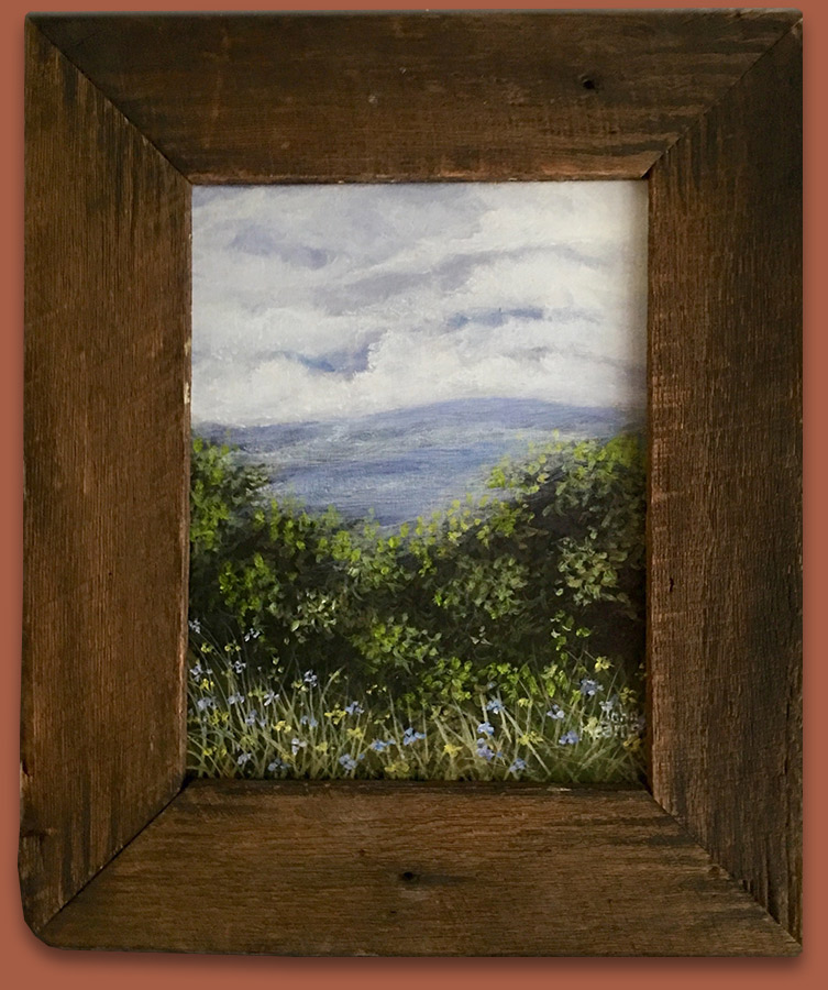 John Kearns painting: Blue Ridge Meadow
