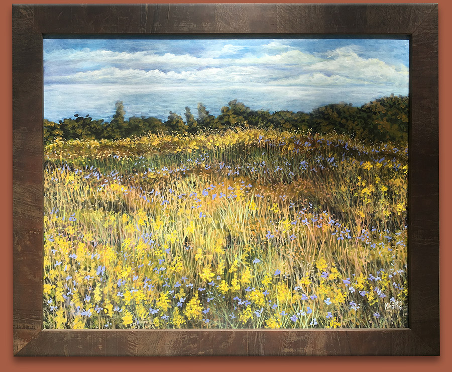 John Kearns painting: Flowers of Autumn